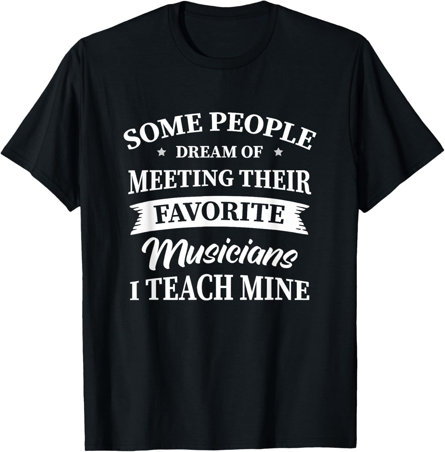 Musik Lehrer Schule Musikschule Musikunterricht Musiklehrer T-Shirt - T-Shirt | Black