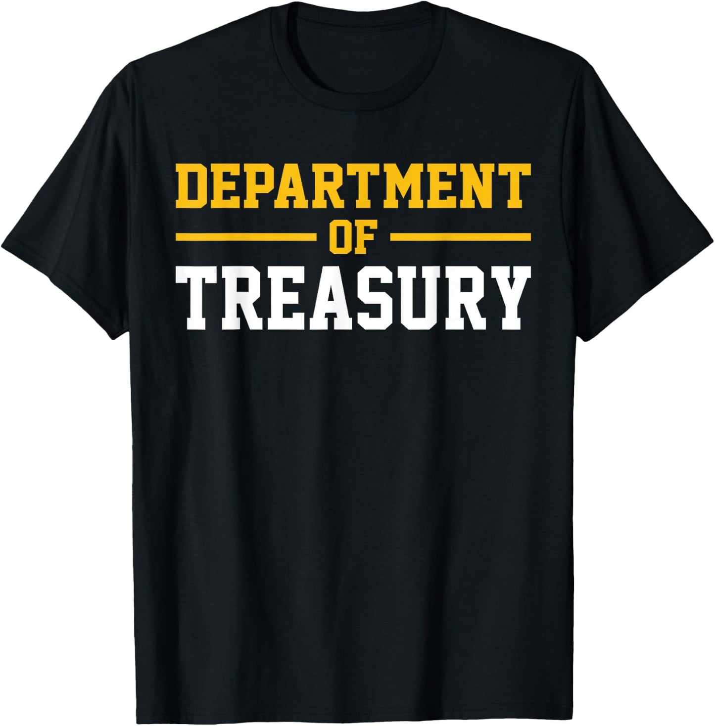 Department of Treasury T-Shirt - T-Shirt | Black