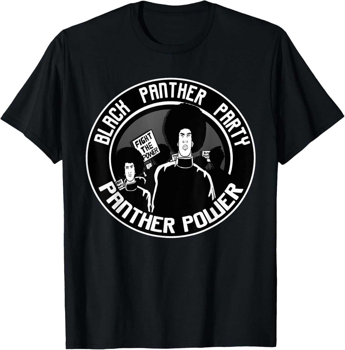 Black Power Panther Party Civil Rights Supporter 1966 T-Shirt - T-Shirt | Black
