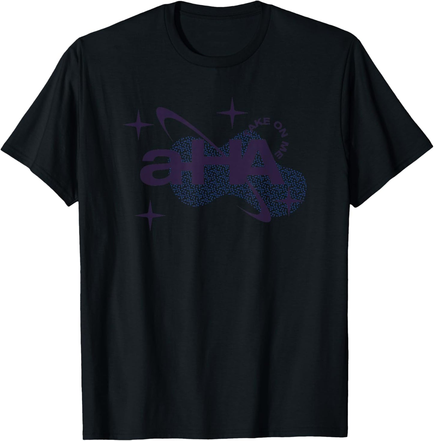 A-Ha Take On Me Stars T-Shirt - T-Shirt | Black