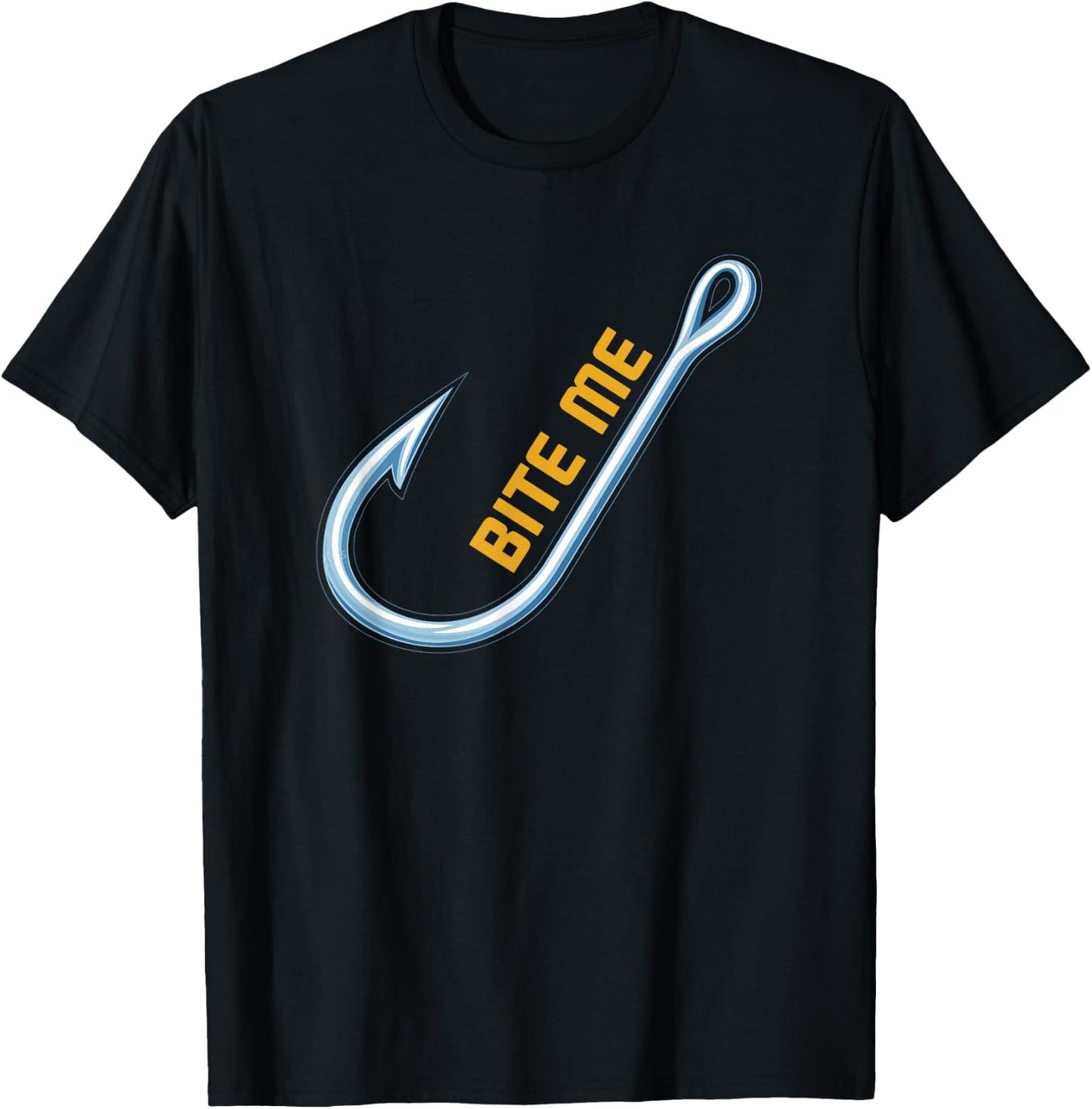 Bite Me Fishing T Shirt T-Shirt - T-Shirt | Black