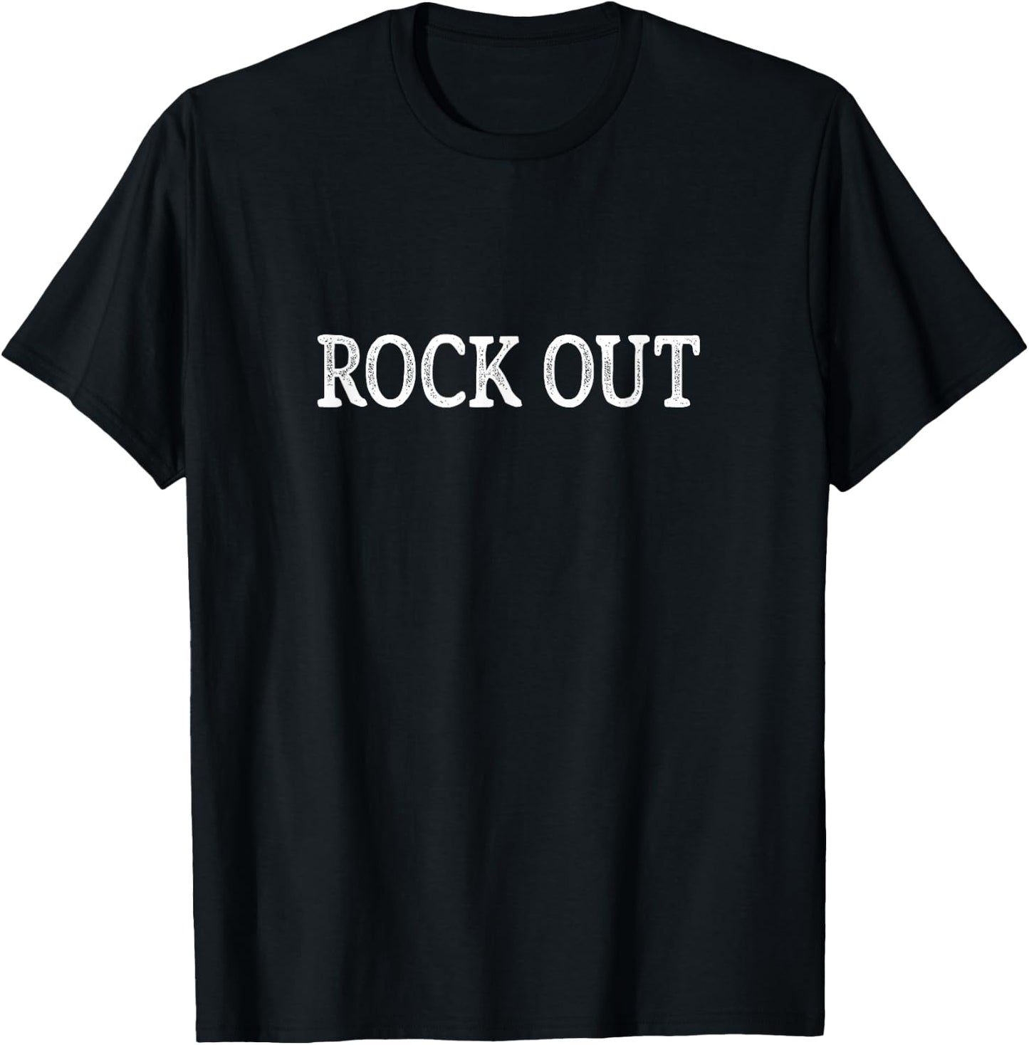 Rock Out - Vintage Style T-Shirt - T-Shirt | Black