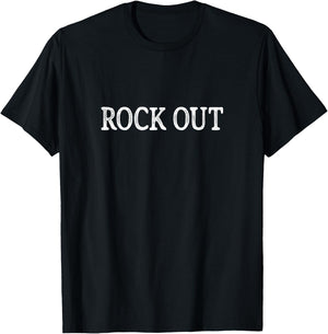 Rock Out - Vintage Style T-Shirt - T-Shirt | Black