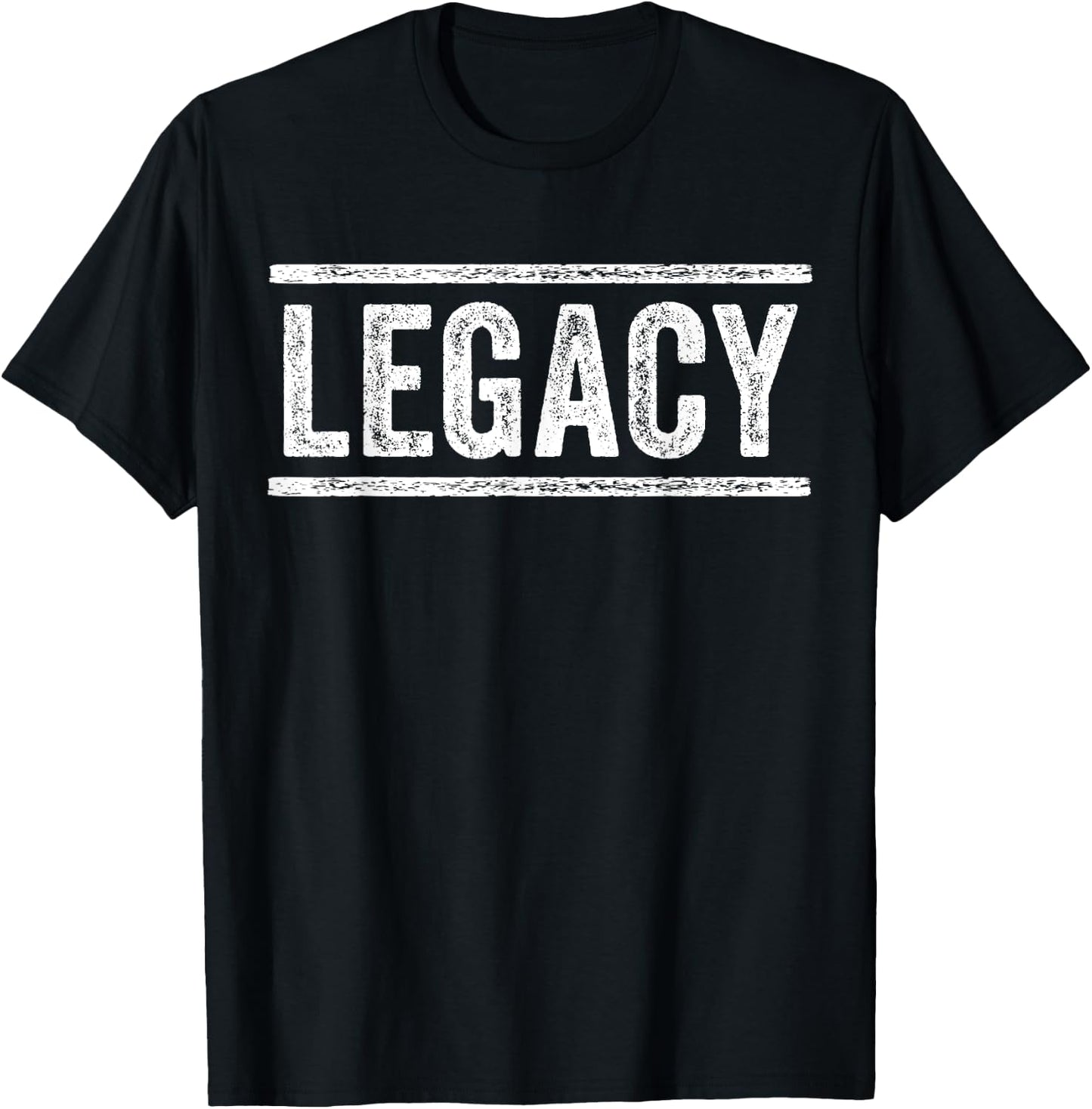 Legacy Legend Matching Father Son Funny Saying Vintage T-Shirt - T-Shirt | Black