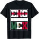 Half English half Mexican Mix Heritage England Mexico Roots T-Shirt - T-Shirt | Black