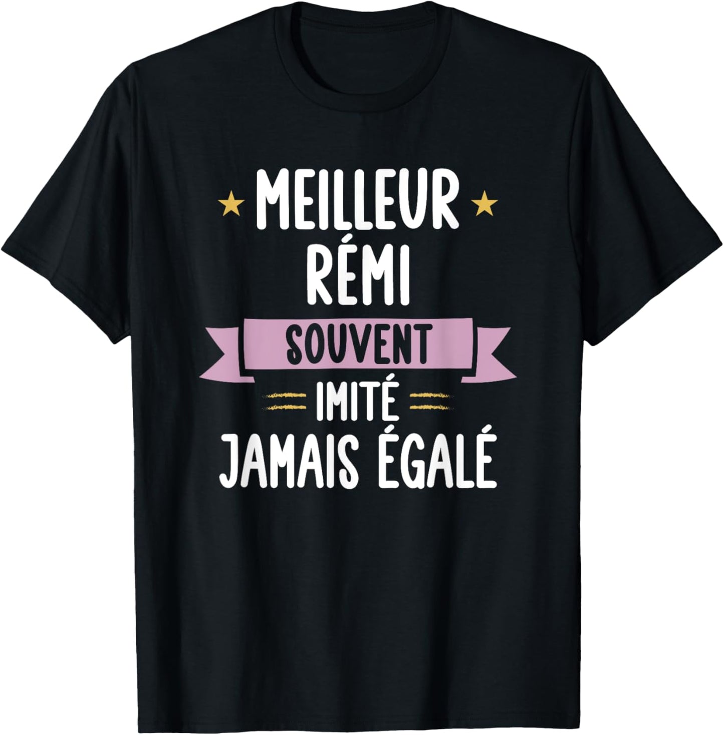 Unique Man Gift Humour Name Personalized Remi , Black, S T-Shirt - T-Shirt | Black