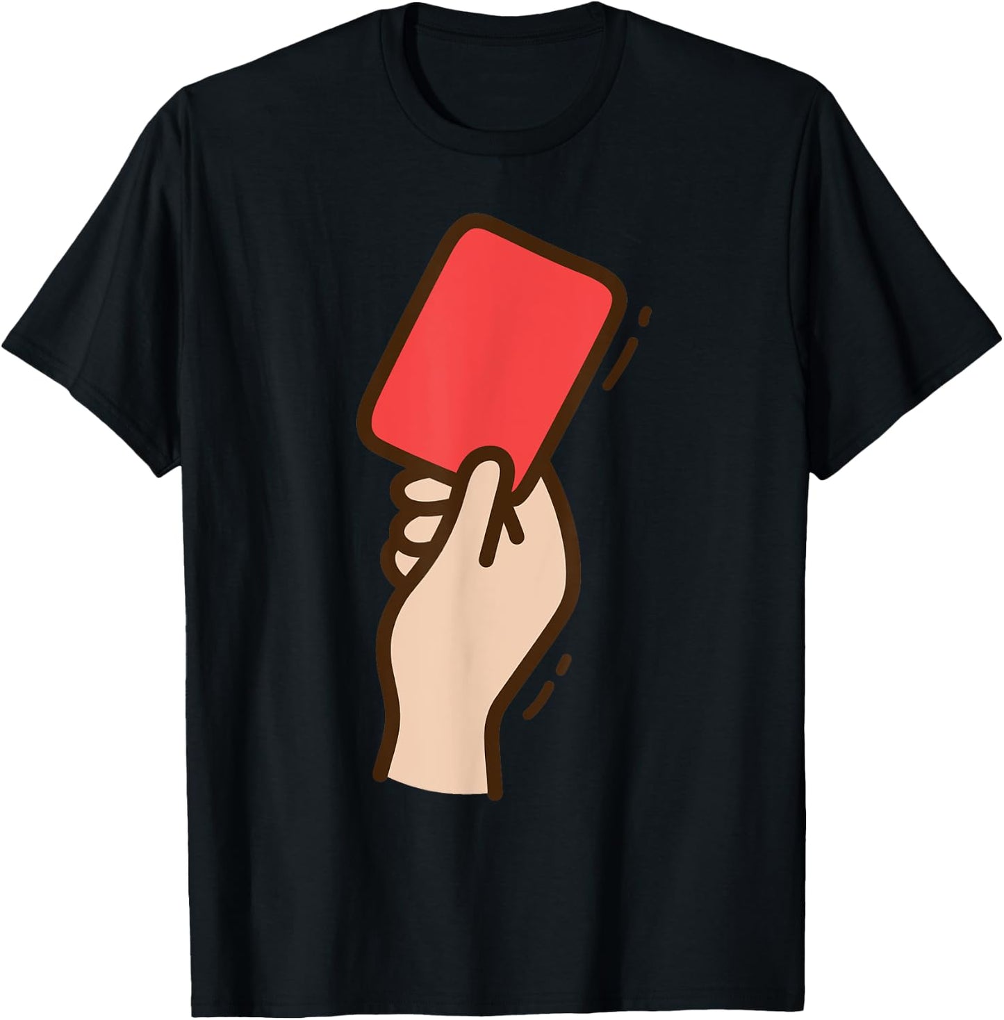 Funny Soccer Red Card T-Shirt - T-Shirt | Black