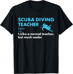 Scuba Diver Teacher Definition Scuba Diving T-Shirt - T-Shirt | Black