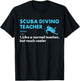 Scuba Diver Teacher Definition Scuba Diving T-Shirt - T-Shirt | Black