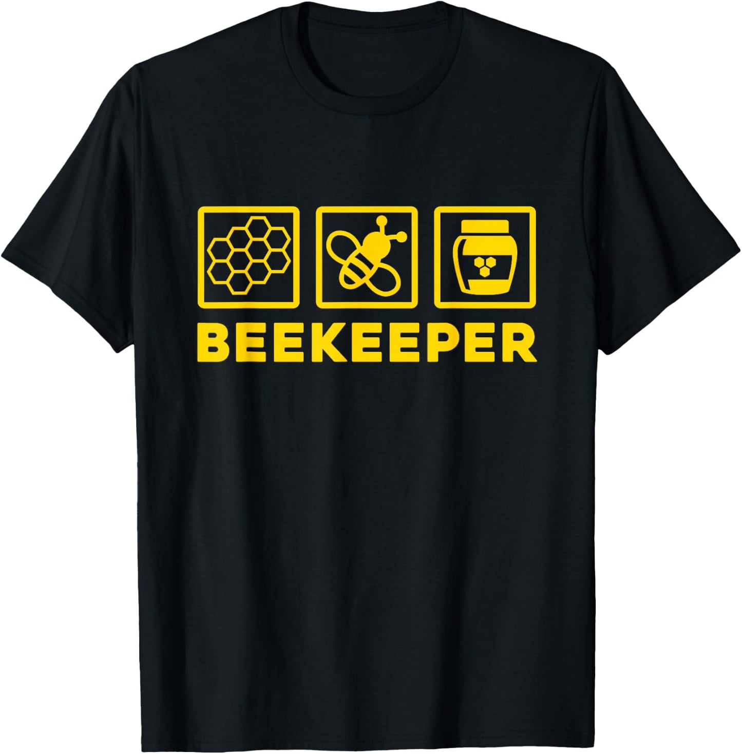 Biene Imker Bienenwabe Save bees Honig Dealer Bienen Motiv T-Shirt - T-Shirt | Black