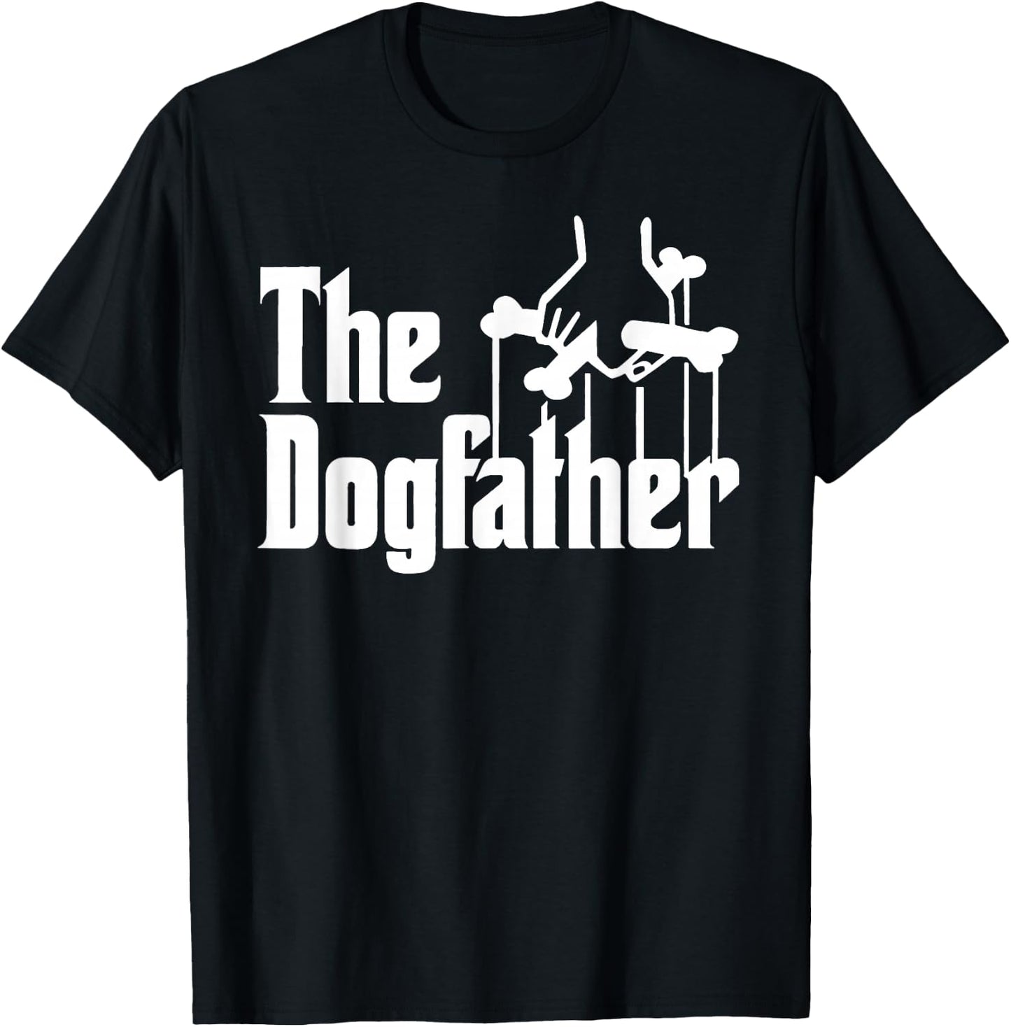 The DogFather - Herren - Schwarz - Cartoon - S T-Shirt - T-Shirt | Black