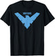 Batman Nightwing Logo , Black, S T-Shirt - T-Shirt | Black