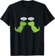 funny cute T-Rex - dinosaur - funny text - humour - happy T-Shirt - T-Shirt | Black
