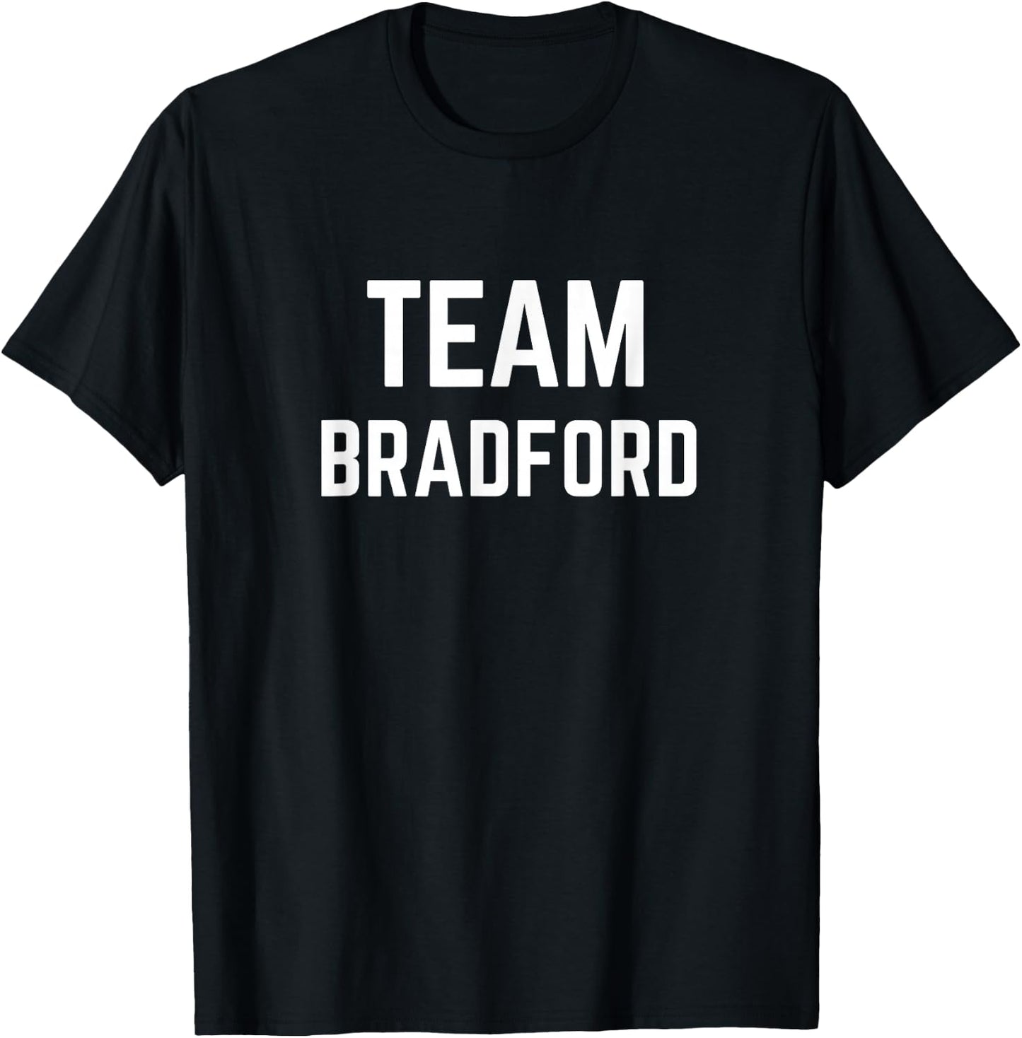 Team Bradford | Freund Familie Fan Club Support T-Shirt - T-Shirt | Black