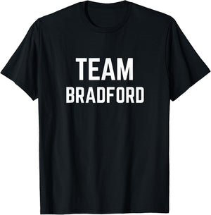 Team Bradford | Freund Familie Fan Club Support T-Shirt - T-Shirt | Black