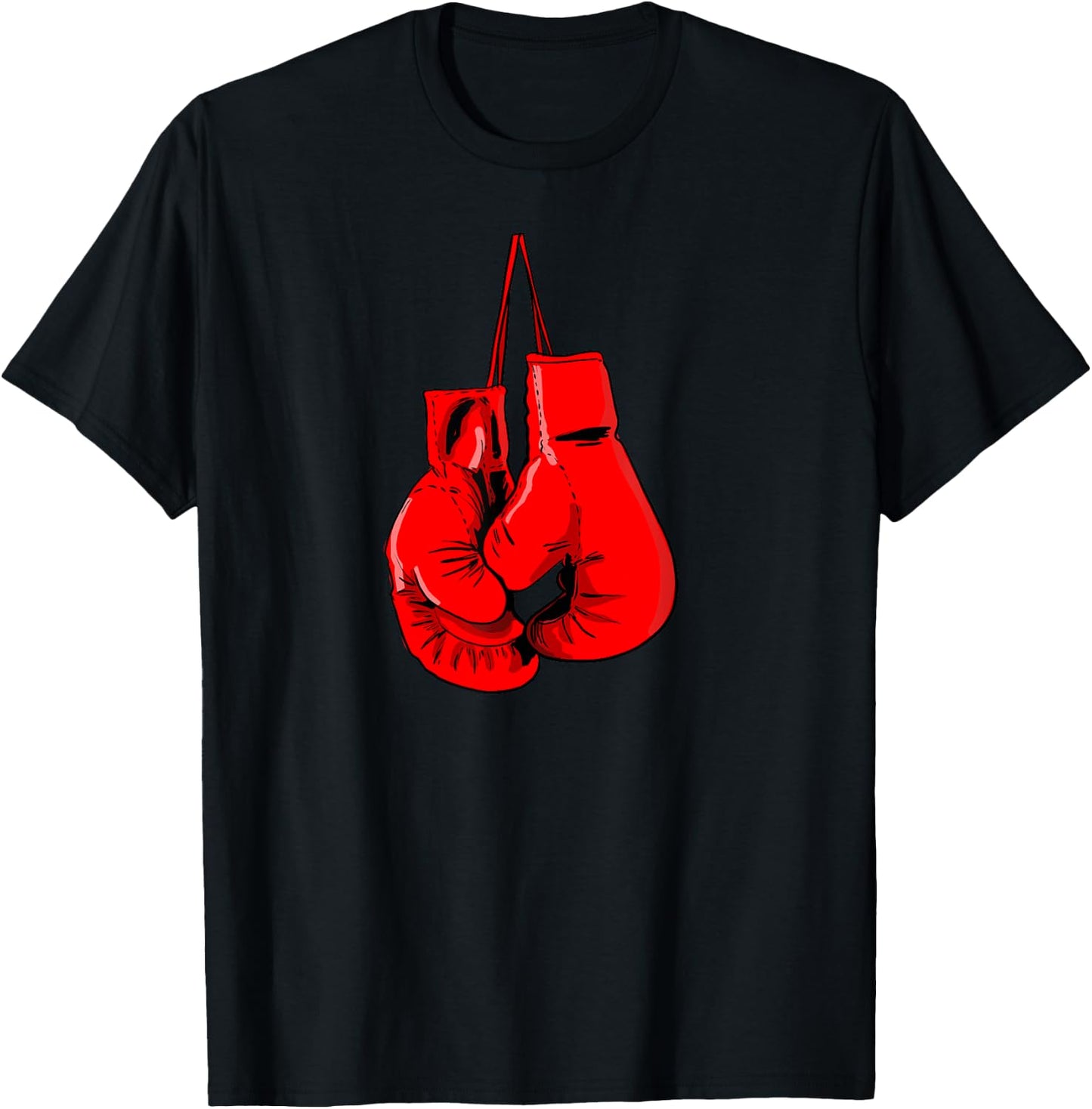 Boxing Gloves Boxer , Black, S T-Shirt - T-Shirt | Black
