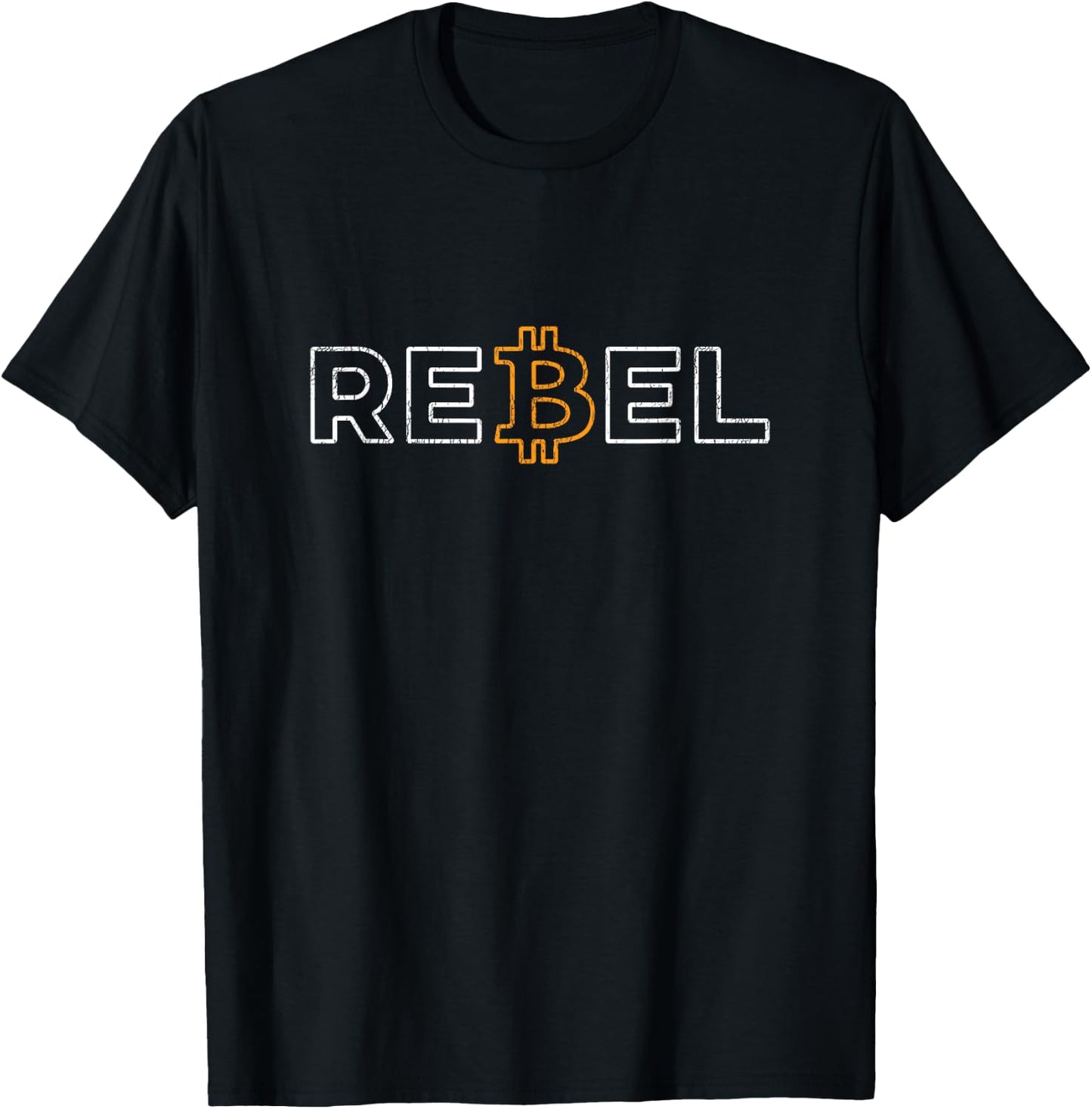 Rebel Bitcoin Crypto Währung DeFi HODL BTC T-Shirt - T-Shirt | Black