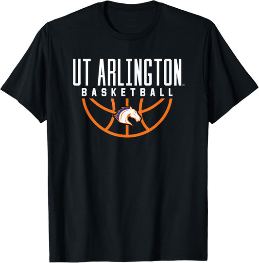 Campus Lab UTA Mavericks Basketball , -Adult, Short Sleeve, Blue, Small T-Shirt - T-Shirt | Black