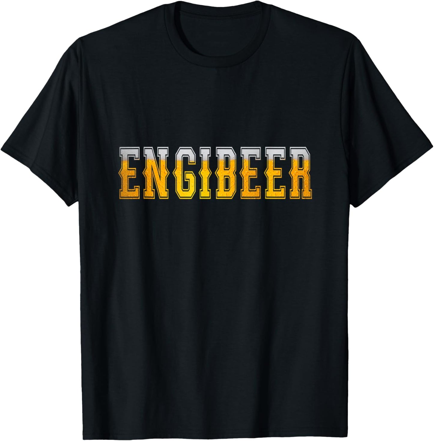 Engibeer Engineer Beer lover T-Shirt - T-Shirt | Black