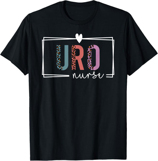 Uro Nurse Urology Nurse Nurses Day T-Shirt - T-Shirt | Black