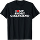I Love My Short Girlfriend , black T-Shirt - T-Shirt | Black