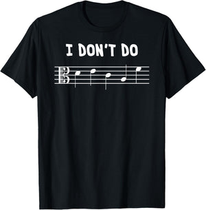 Alto Clef I Don’t Do DECAF for Viola Players T-Shirt - T-Shirt | Black
