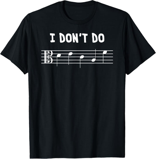 Alto Clef I Don’t Do DECAF for Viola Players T-Shirt - T-Shirt | Black