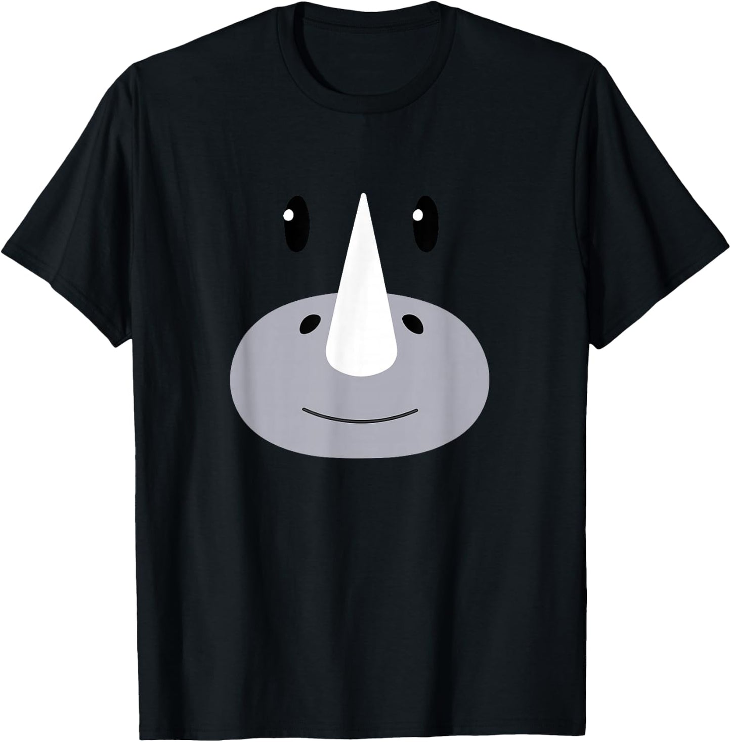 Rhino Face Halloween Costume Adult Kids Toddler Baby 5T 4T T-Shirt - T-Shirt | Black