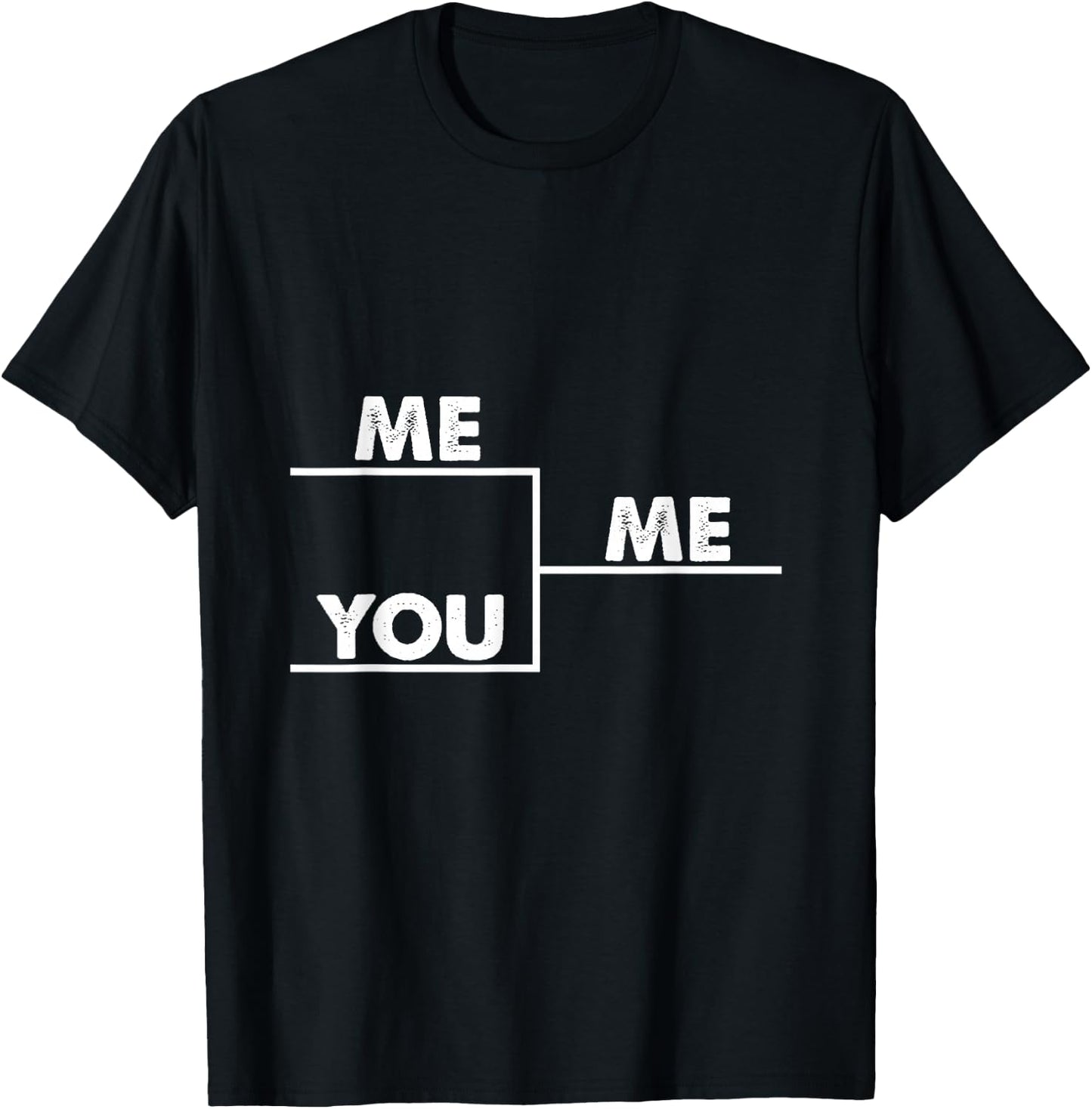 You me bracket winning T-Shirt - T-Shirt | Black