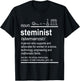 Steminist Female Scientist Stem Girls T-Shirt - T-Shirt | Black