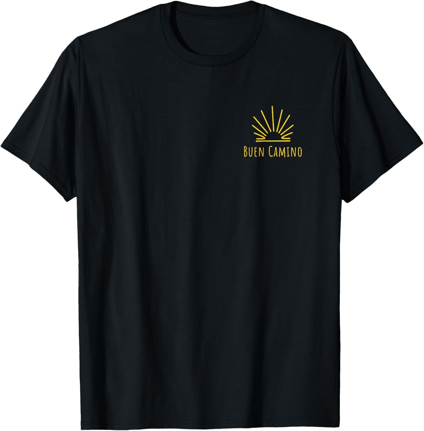 el Buen Camino de Santiago de Compostela Clothes and articles , Black, S T-Shirt - T-Shirt | Black