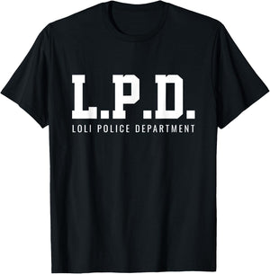 Loli Police Department Shirt T-Shirt - T-Shirt | Black