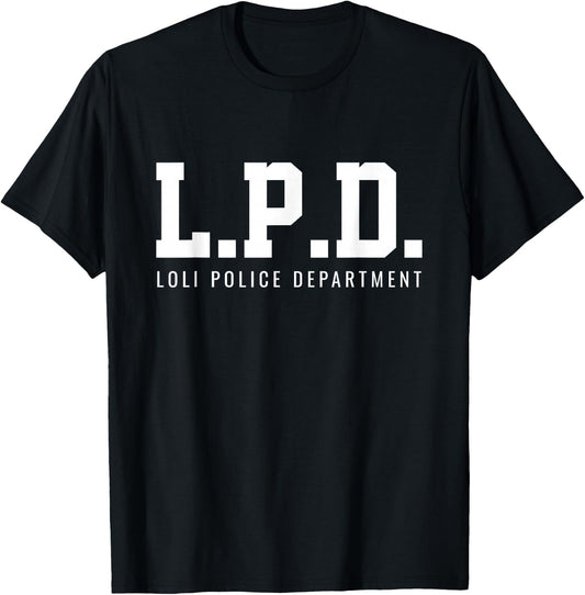 Loli Police Department Shirt T-Shirt - T-Shirt | Black