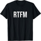 RTFM - Read the Manual T-Shirt - T-Shirt | Black