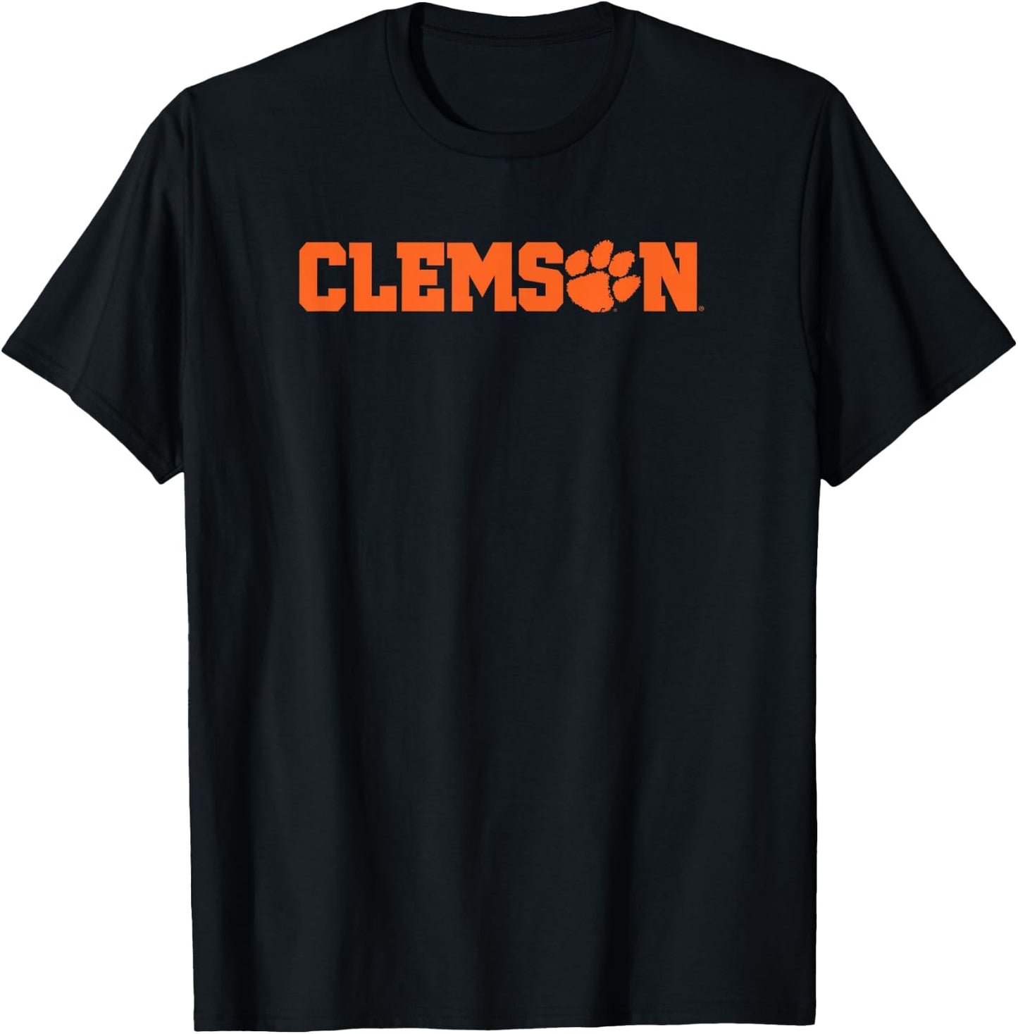 Elite Authentics -Adults Black Small Classic Fit Clemson Tigers Classic Paw Officially Licensed T-Shirt - T-Shirt | Black