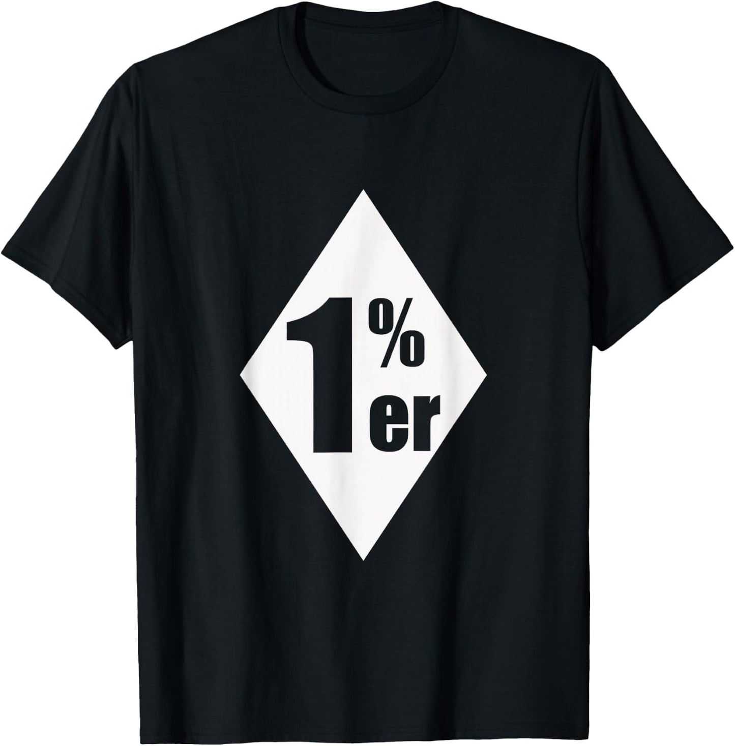 Vitini-Fashion Raute 1%, Rocker, Biker, Motorrad , Schwarz, S T-Shirt - T-Shirt | Black