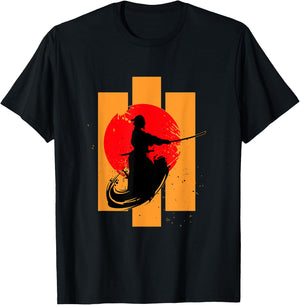 Japanischer Samurai-Krieger Bushido Code Japan Ronin Swordsmen T-Shirt - T-Shirt | Black