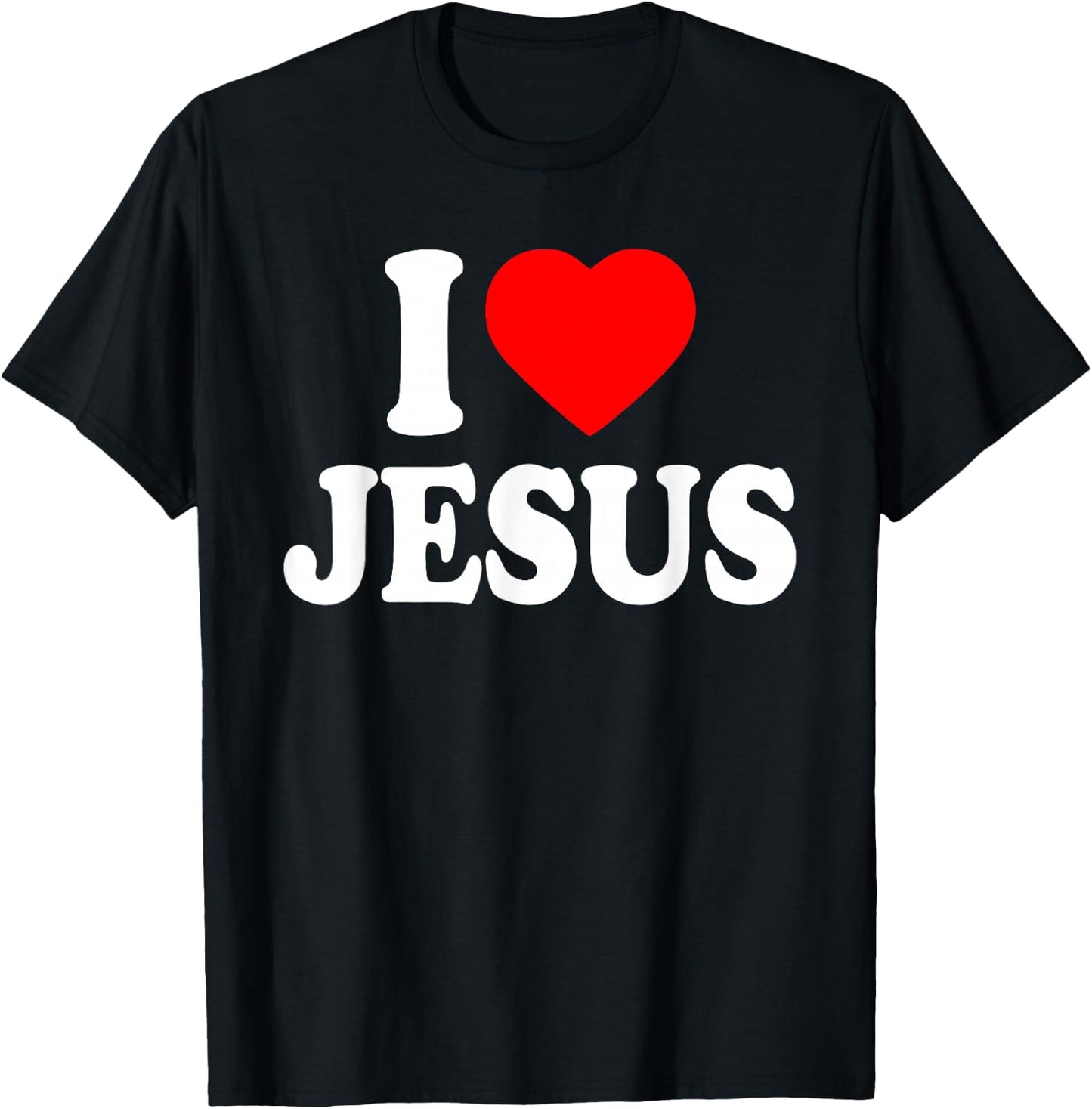 I Love Jesus T-Shirt - T-Shirt | Black