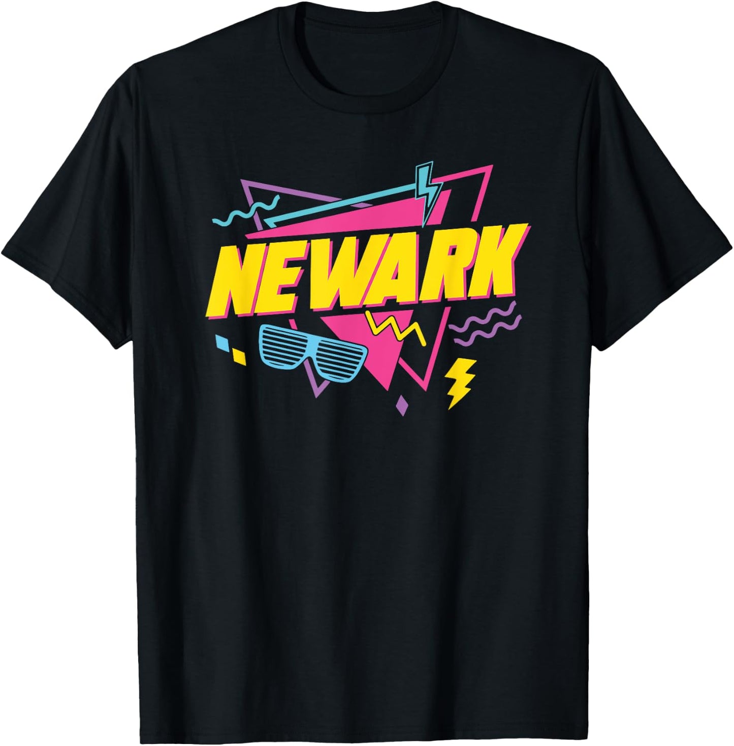 80s Newark T-Shirt - T-Shirt | Black