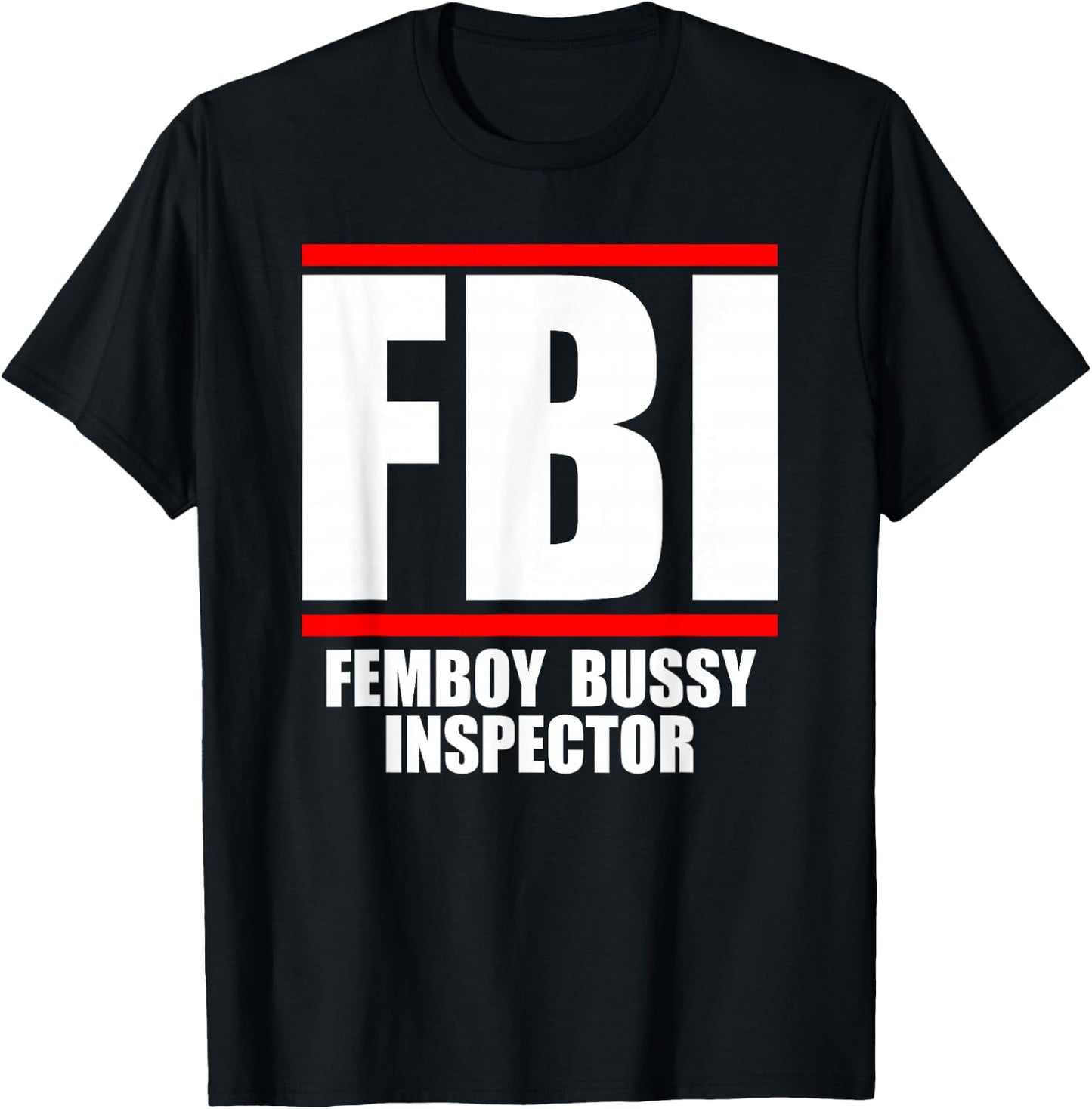 Femboy Inspector , black T-Shirt - T-Shirt | Black