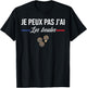 Je Peux pas j'ai les boules Boccia Boule Pétanque Funny , Black, S T-Shirt - T-Shirt | Black