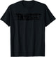 Vintage Tennessee Retro Text TN Apparel T-Shirt - T-Shirt | Black