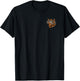 Tiger Flash Tattoo Supply Co American Traditional Panther with Hearts Old School T-Shirt - T-Shirt | Black