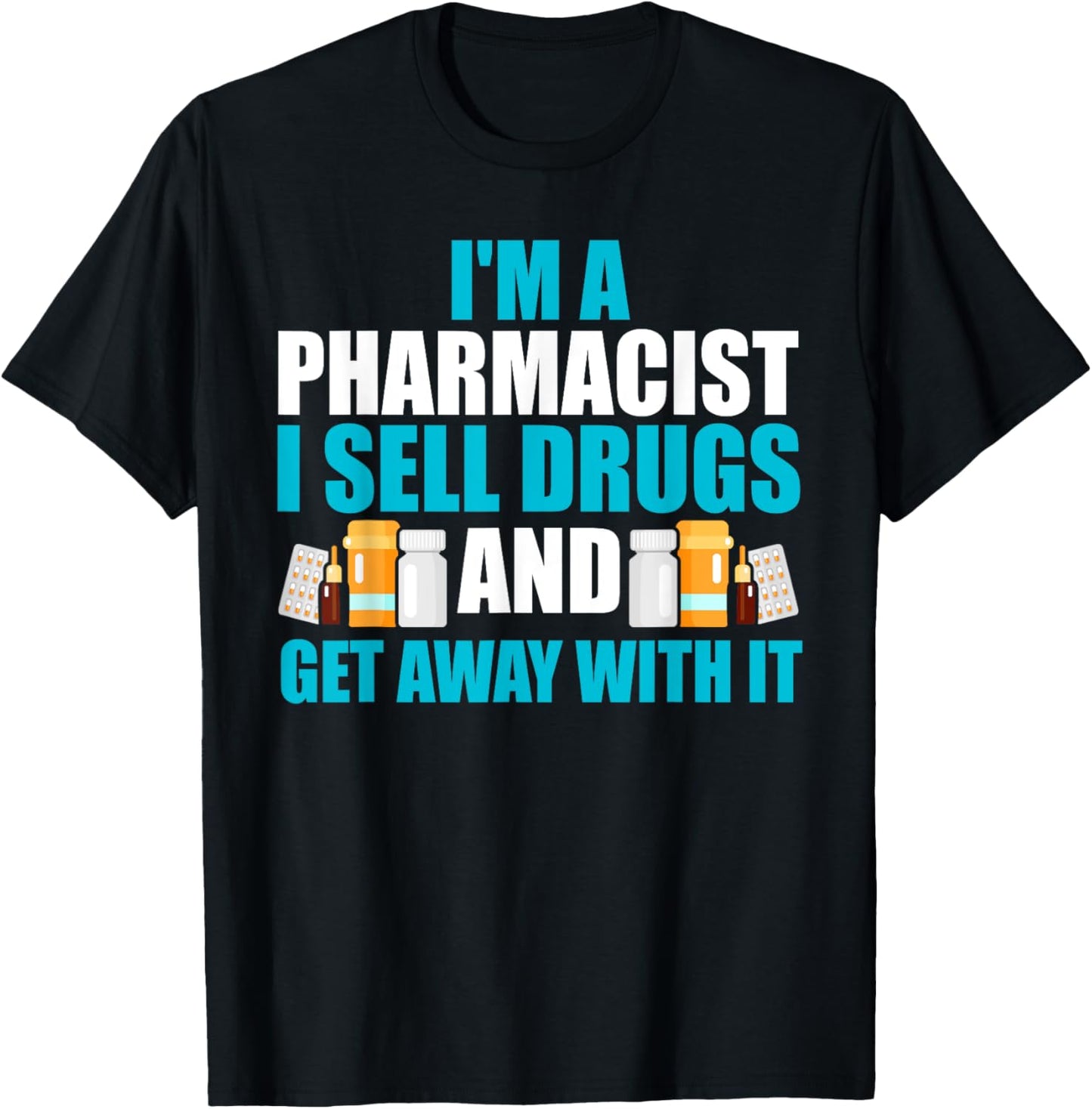 Pharmacist funny pharmacy tech T-Shirt - T-Shirt | Black