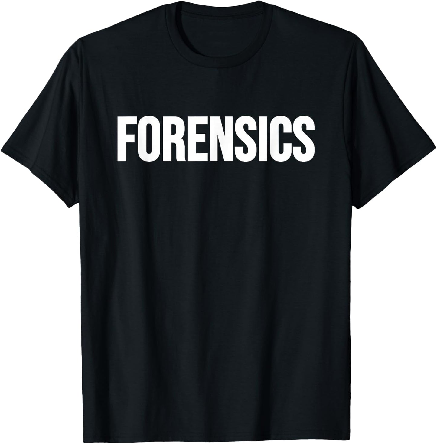 Uniform-kostüm- Für Forensik, Polizei, Kriminalpolizei T-Shirt - T-Shirt | Black