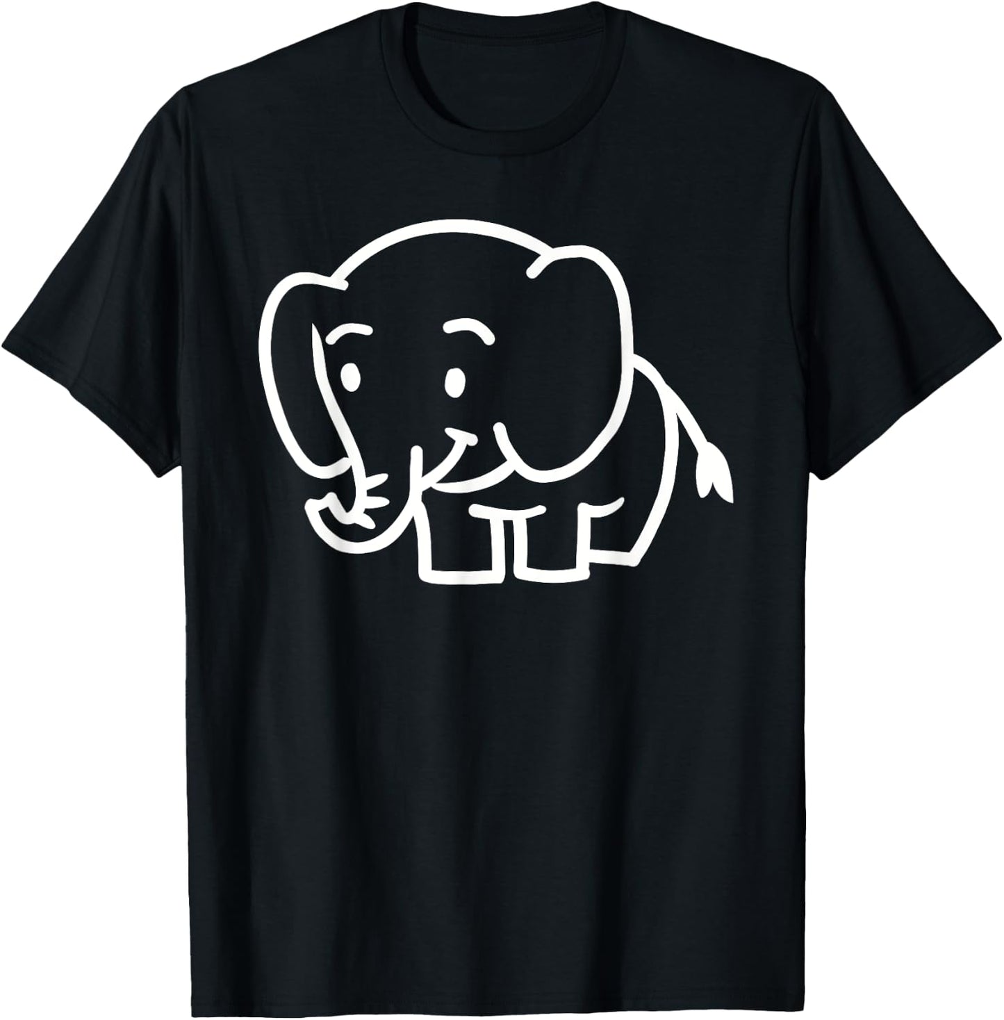 Cute elephant T-Shirt - T-Shirt | Black