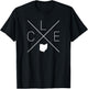 CLE Cross Design - Cleveland Ohio T-Shirt - T-Shirt | Black