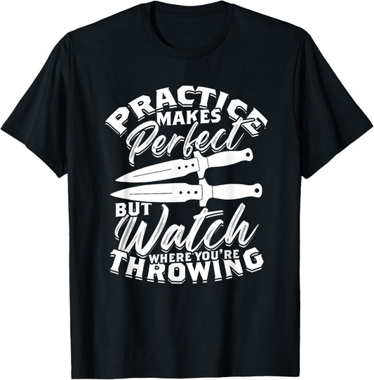 Lancer de couteau T-Shirt - T-Shirt | Black
