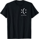 Happy Or Sad You Decide Face Smile Lustiges Zitat Statement T-Shirt - T-Shirt | Black