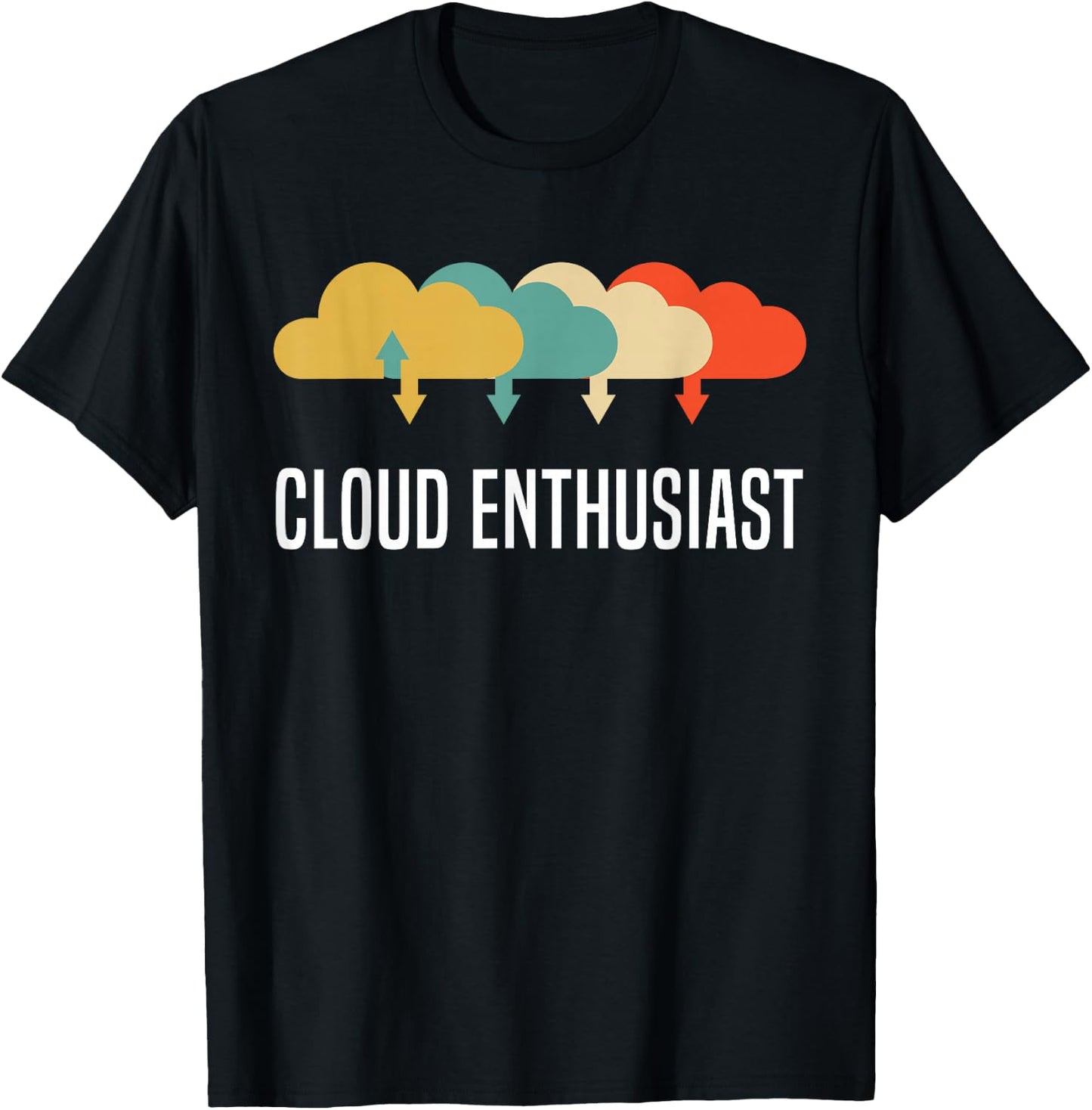 Devops Engineer Cloud Computing Cloud Enthusiast T-Shirt - T-Shirt | Black